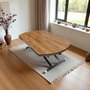 Hanah Home Yan Yari Oval - Nogal y Cromo